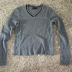Abercrombie long sleeve thermal v-neck